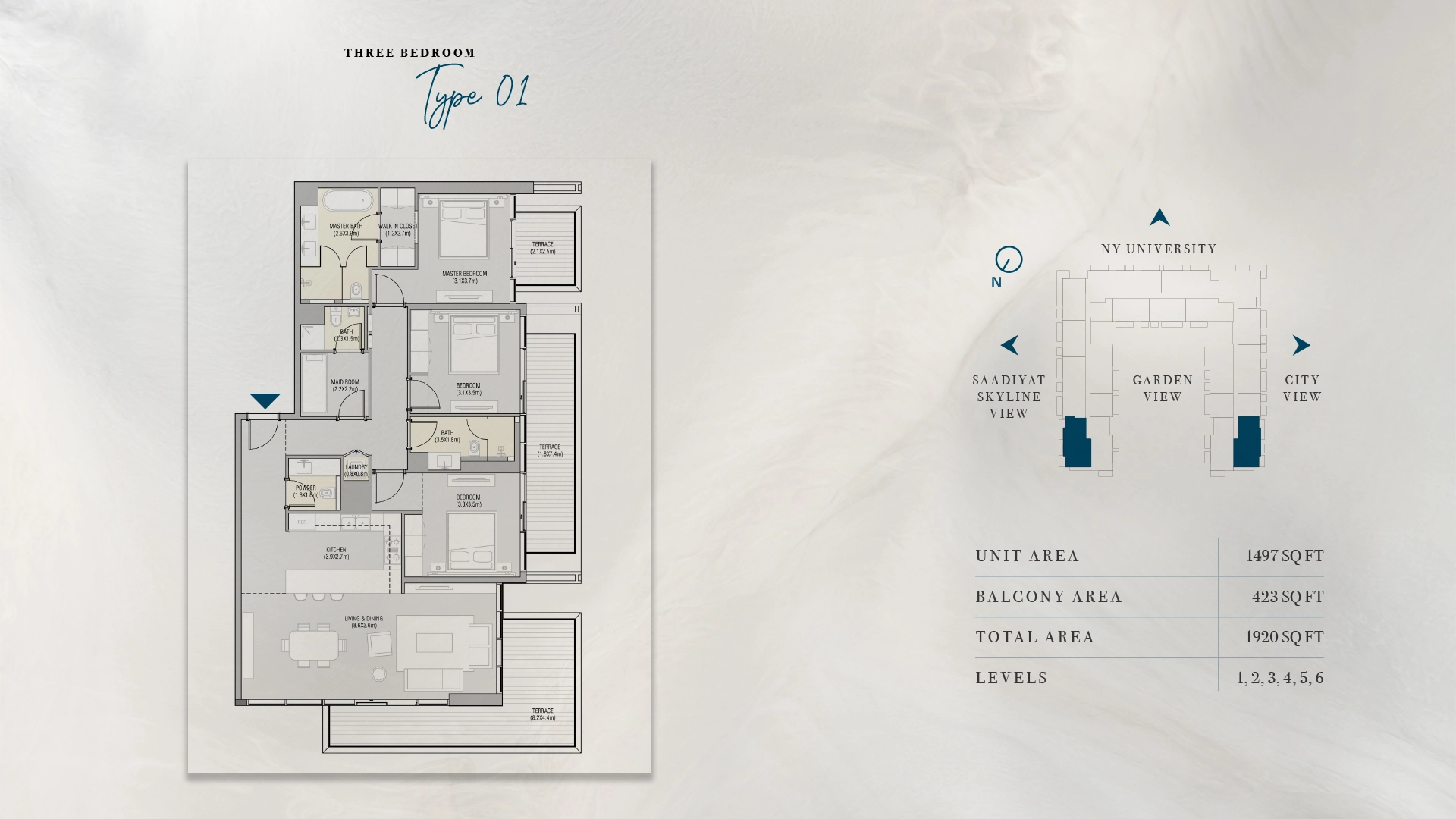 3 BR - Type C